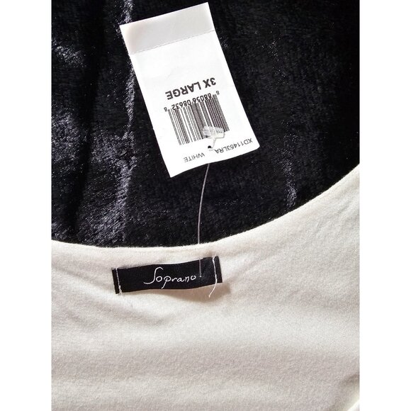 Soprano Plus Color Blocked 3/4 Sleeve Dress - Pink and Black - SZ 3XL - Picture 6 of 6